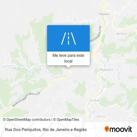 Rua Dos Periquitos mapa