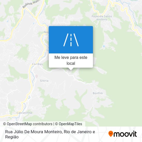 Rua Júlio De Moura Monteiro mapa