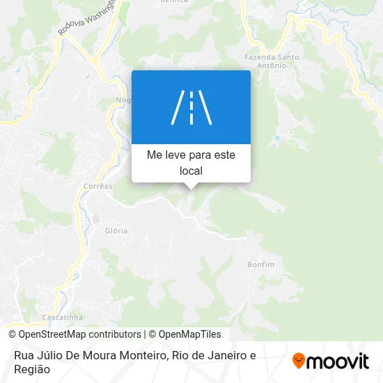 Rua Júlio De Moura Monteiro mapa