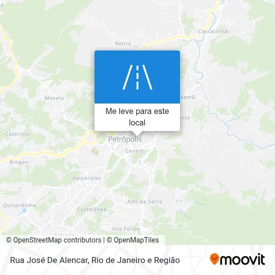 Rua José De Alencar mapa