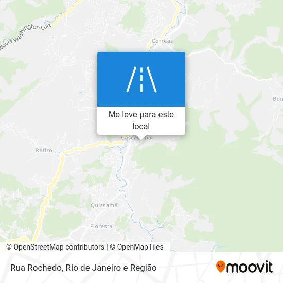 Rua Rochedo mapa