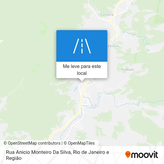 Rua Anicio Monteiro Da Silva mapa