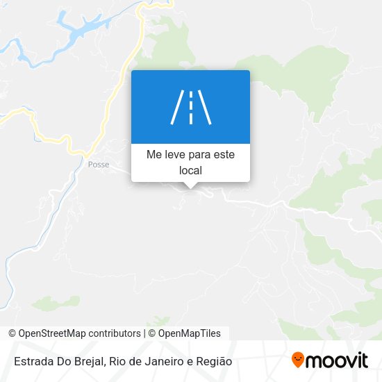 Estrada Do Brejal mapa