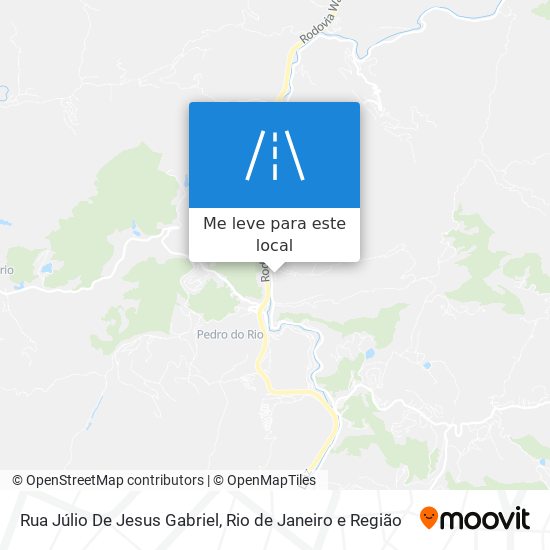 Rua Júlio De Jesus Gabriel mapa