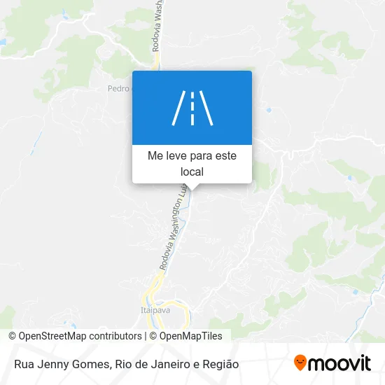 Rua Jenny Gomes mapa