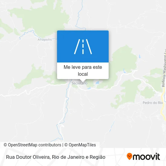 Rua Doutor Oliveira mapa