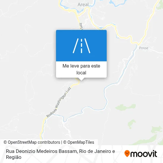 Rua Deonizio Medeiros Bassam mapa
