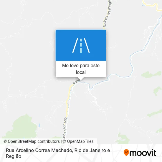 Rua Arcelino Correa Machado mapa