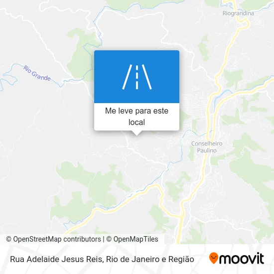 Rua Adelaide Jesus Reis mapa