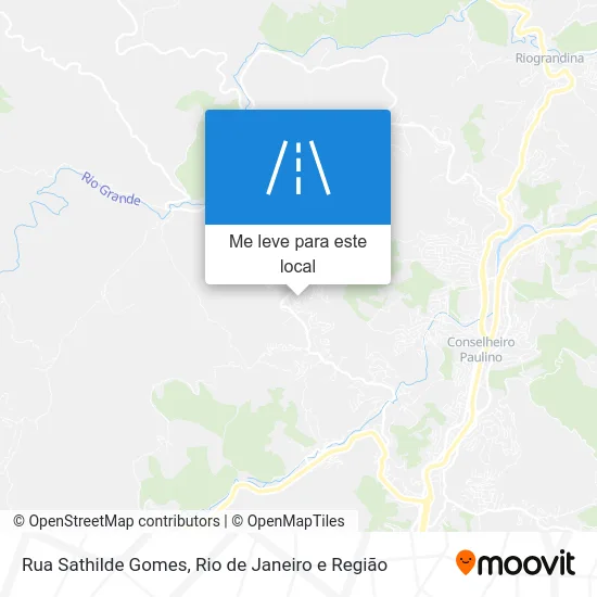 Rua Sathilde Gomes mapa