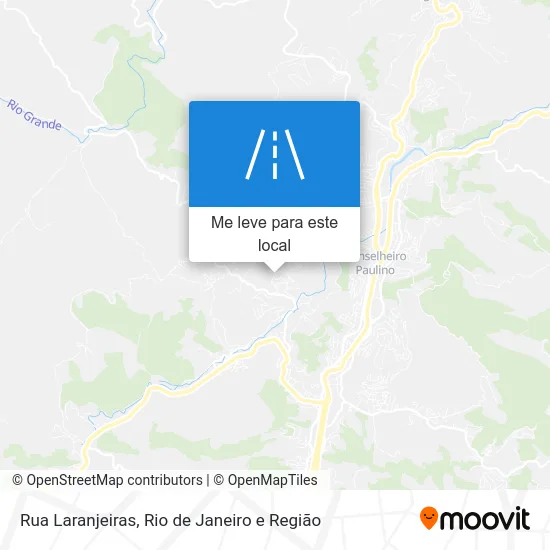 Rua Laranjeiras mapa