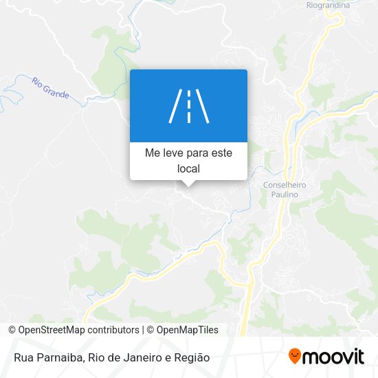 Rua Parnaiba mapa