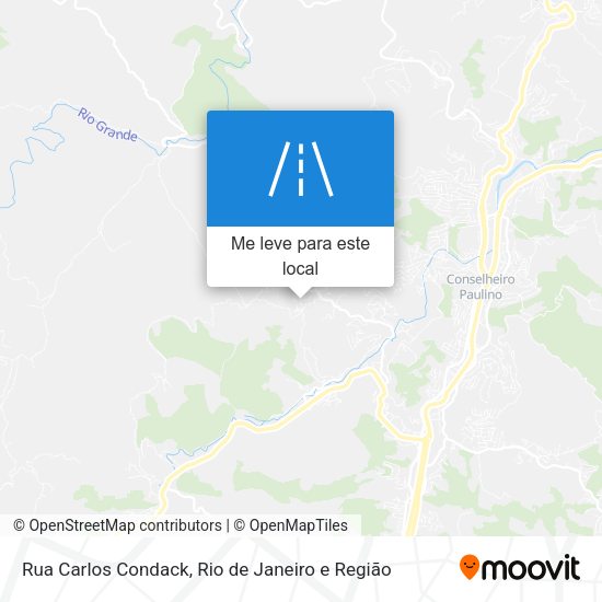 Rua Carlos Condack mapa