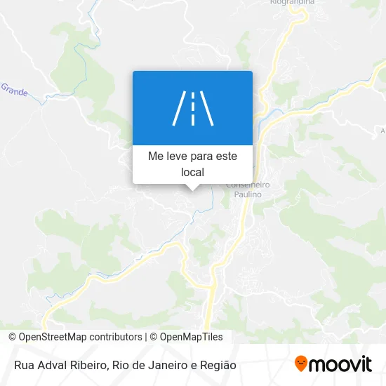 Rua Adval Ribeiro mapa
