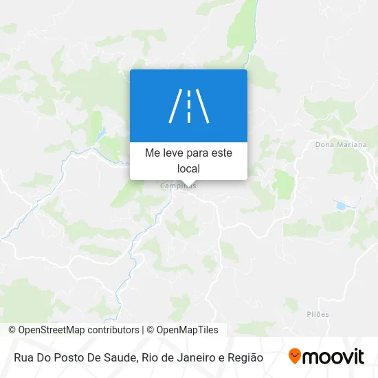 Rua Do Posto De Saude mapa