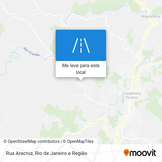 Rua Aracruz mapa