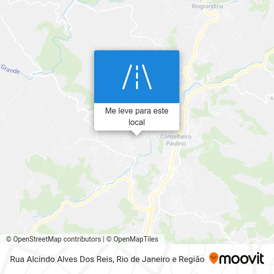 Rua Alcindo Alves Dos Reis mapa