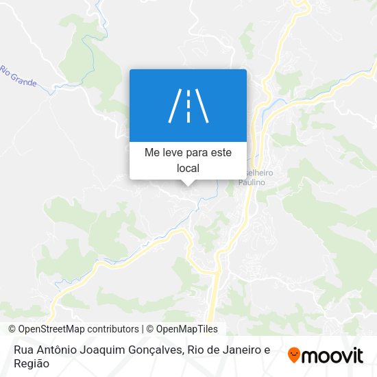 Rua Antônio Joaquim Gonçalves mapa