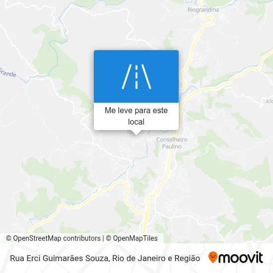 Rua Erci Guimarães Souza mapa