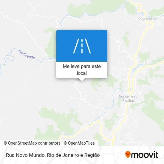 Rua Novo Mundo mapa