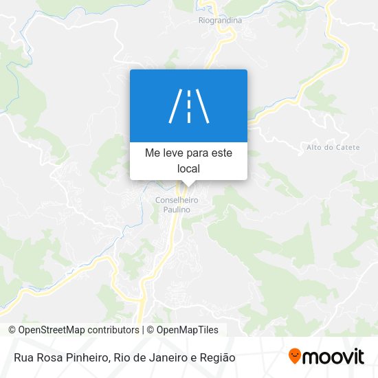 Rua Rosa Pinheiro mapa