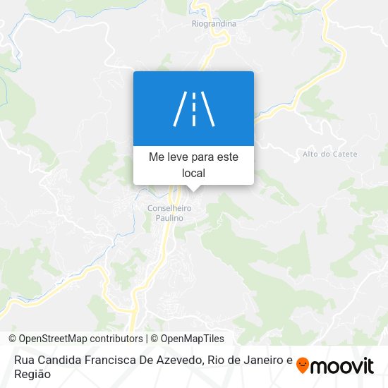 Rua Candida Francisca De Azevedo mapa