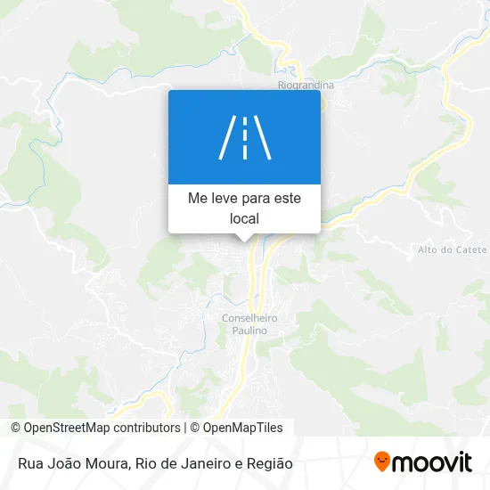 Rua João Moura mapa