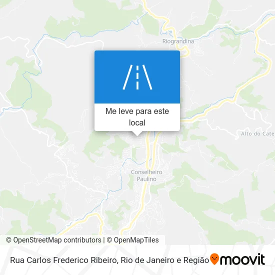 Rua Carlos Frederico Ribeiro mapa