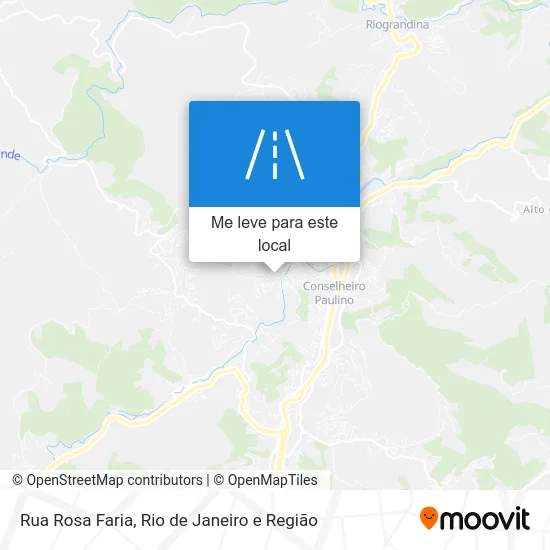 Rua Rosa Faria mapa