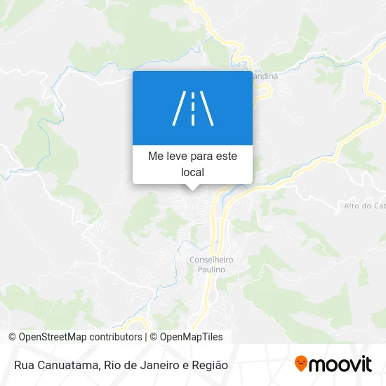 Rua Canuatama mapa