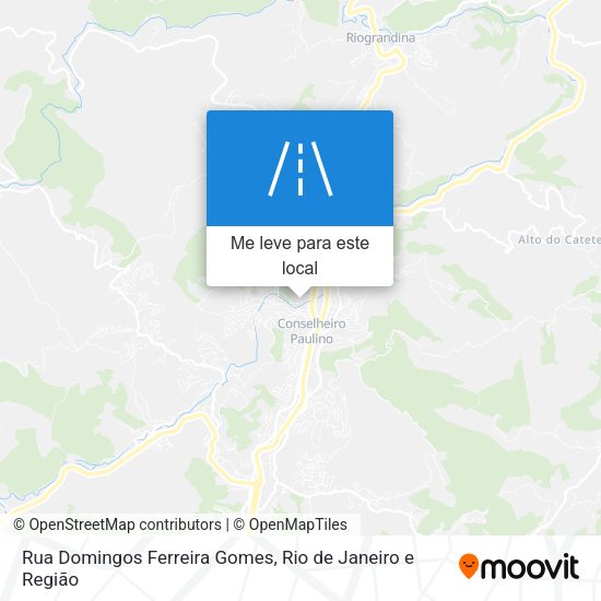 Rua Domingos Ferreira Gomes mapa