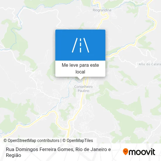 Rua Domingos Ferreira Gomes mapa