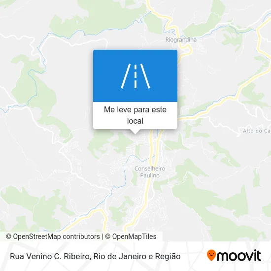 Rua Venino C. Ribeiro mapa