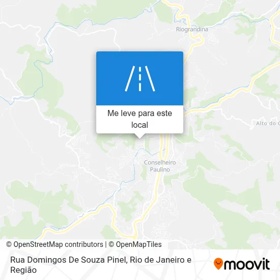 Rua Domingos De Souza Pinel mapa
