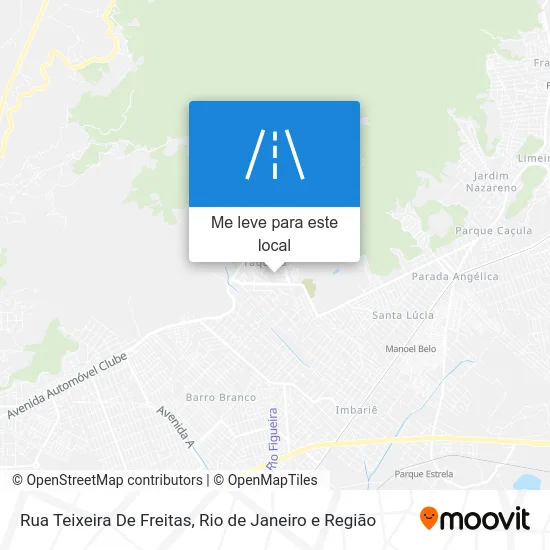 Rua Teixeira De Freitas mapa