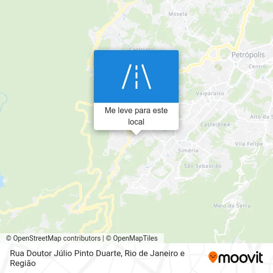 Rua Doutor Júlio Pinto Duarte mapa