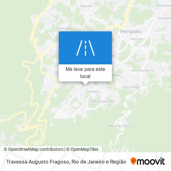 Travessa Augusto Fragoso mapa