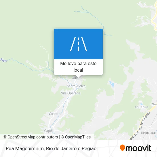 Rua Magepimirim mapa