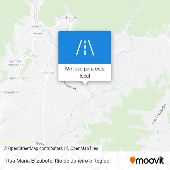 Rua Maria Elizabete mapa