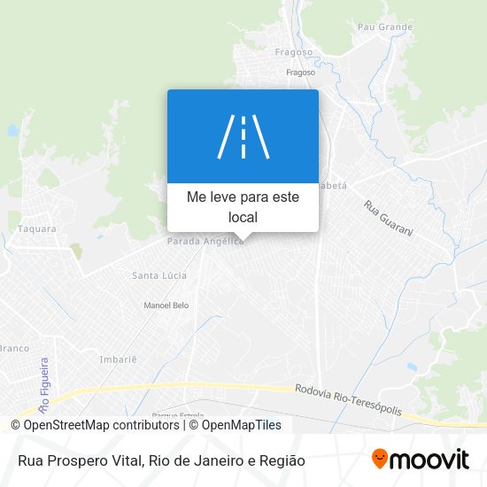 Rua Prospero Vital mapa