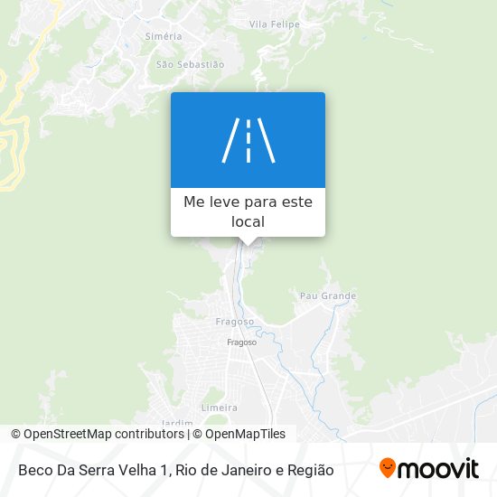 Beco Da Serra Velha 1 mapa