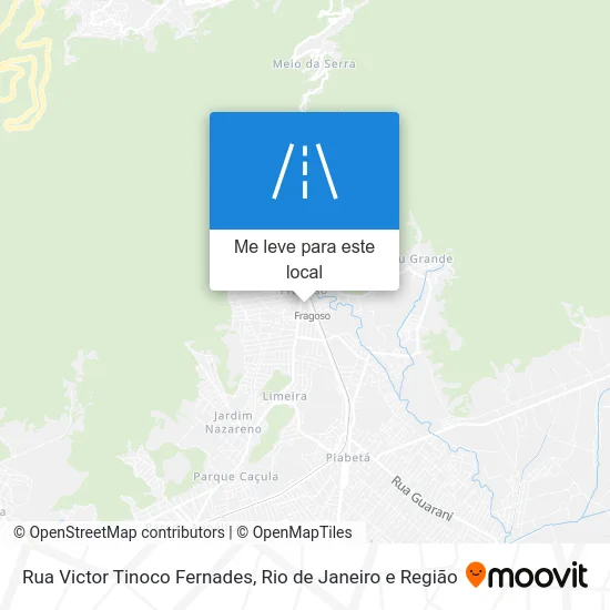 Rua Victor Tinoco Fernades mapa