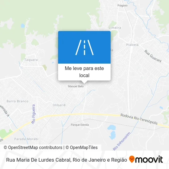 Rua Maria De Lurdes Cabral mapa