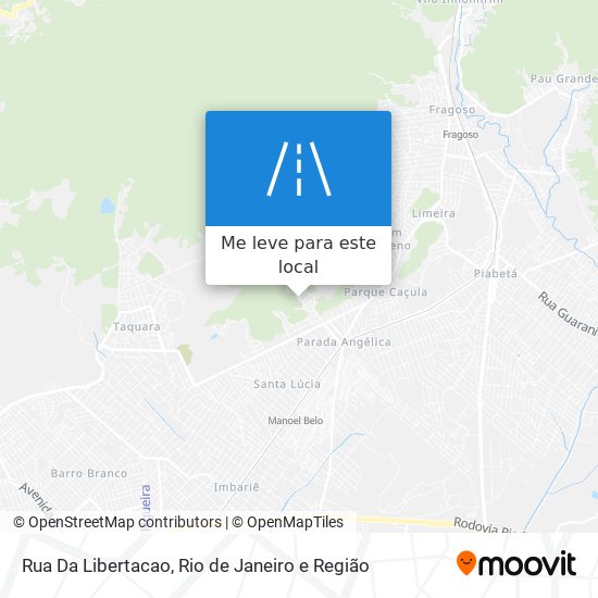 Rua Da Libertacao mapa