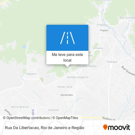 Rua Da Libertacao mapa