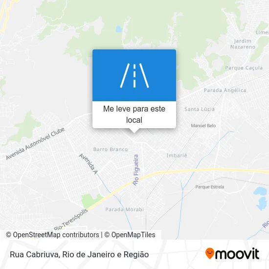 Rua Cabriuva mapa