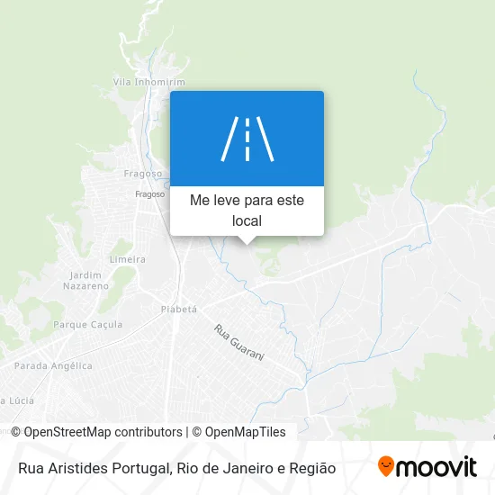 Rua Aristides Portugal mapa