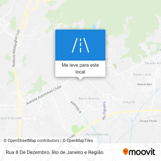 Rua 8 De Dezembro mapa