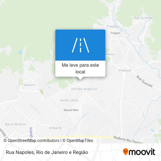 Rua Napoles mapa