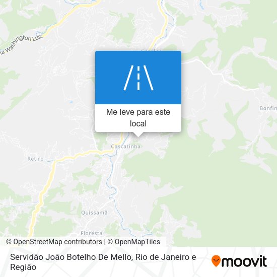 Servidão João Botelho De Mello mapa